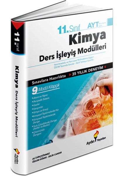11. Sınıf Aydın Kimya Ders Işleyiş Modülleri