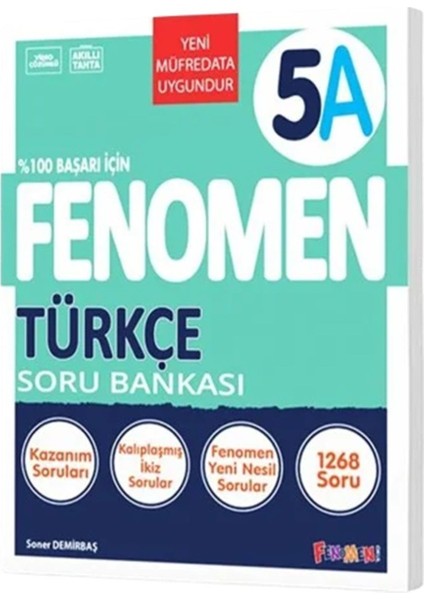 Müfredat Yeni Nesil 5.sınıf A Serisi Türkçe Soru Bankası