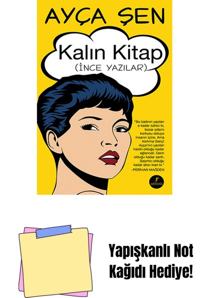 Kalın Kitap + Yapışkanlı Not Kağıdı
