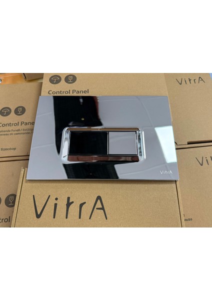 Kalite Vitra Kumanda Paneli, Parlak Krom