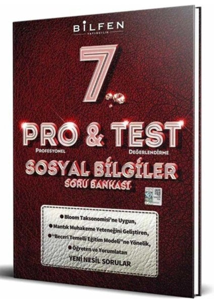 Bilfen 7. Sınıf Sosyal Bilgiler Protest Soru Bankası Bilfen Yayıncılık
