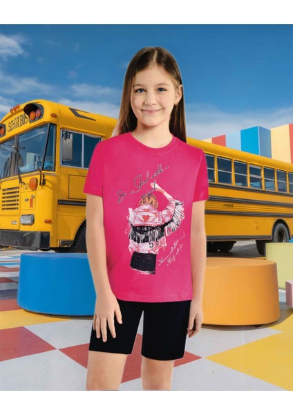 Markası 507 Kiz Çocuk Baskılı Pijama Takımı
