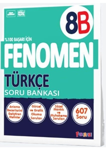 Fenomen 8. Sınıf Lgs Türkçe Soru Bankası B 2025/2026 Güncel Müfredat