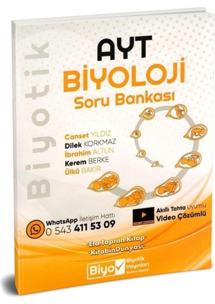 Ayt Biyoloji Soru Bankası 2026 Üniversite Hazırlık Mesleki Hazırlık Kitabı