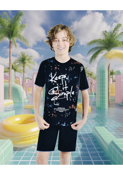 Markası 501 Erkek Çocuk Baskılı Pijama Takımı