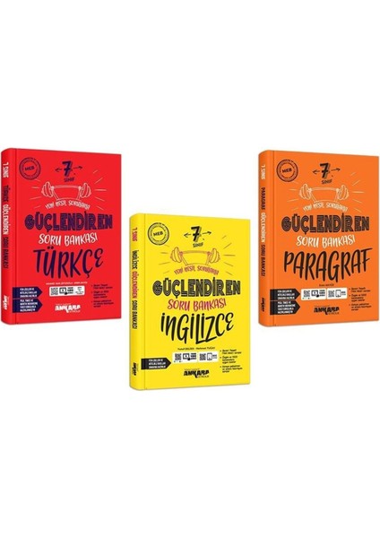 Ankara 2025 7. Sınıf Türkçe Paragraf Ingilizce Güçlendiren Soru Seti 3 Kitap