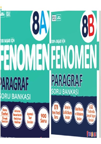 Fenomen 8.sınıf Paragraf A ve B Soru Bankası