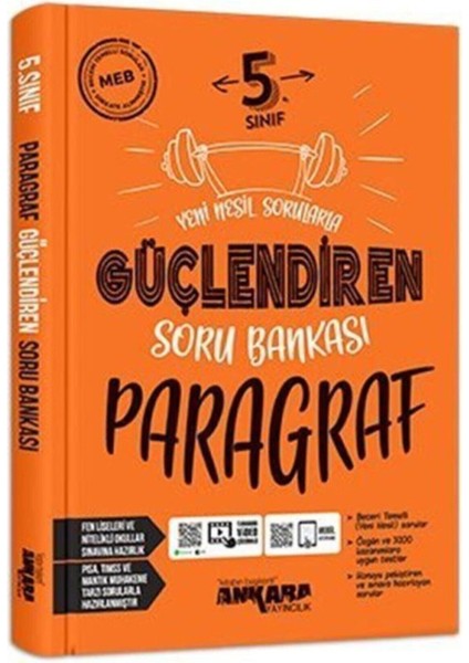 5. Sınıf Güçlendiren Paragraf Soru Bankası Ankara 2022