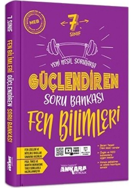 7. Sınıf Fen Bilimleri Güçlendiren Soru Bankası Mesleki Hazırlık 1000 Sayfa