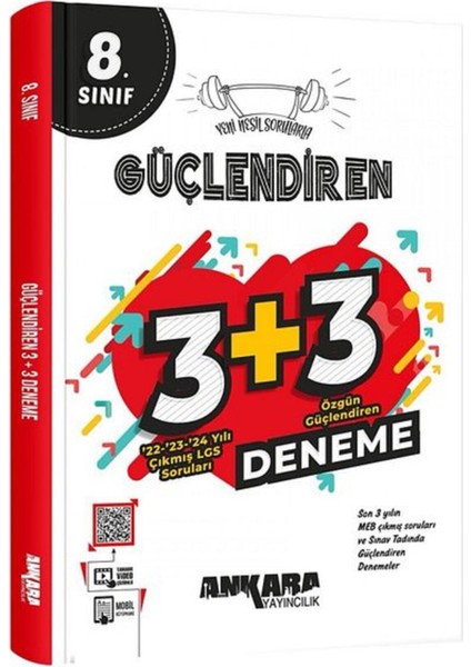 8. Sınıf Özgün Güçlendiren 3 + 3 Deneme Ankara Yayıncılık