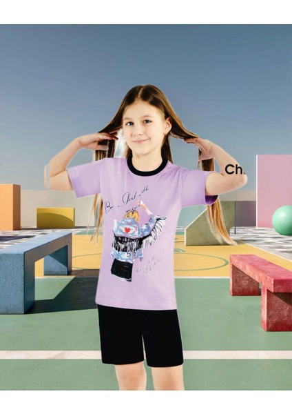 Markası 507 Kiz Çocuk Baskılı Pijama Takımı