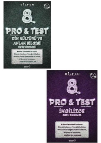 Protest 8. Sınıf Ingilizce-Din Kültürü Soru Bankası 2 Kitap 2023