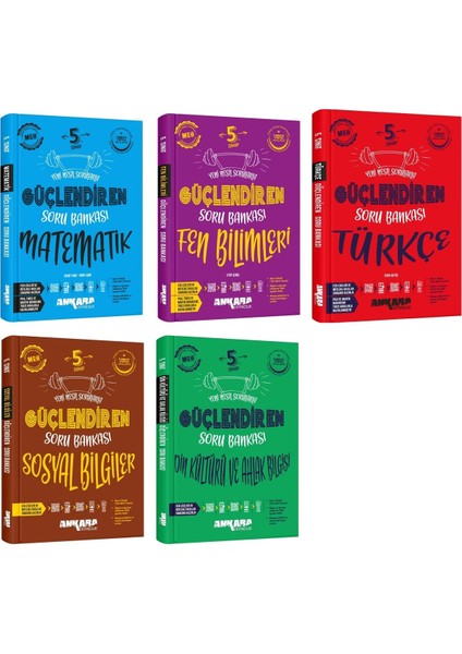 Ankara 2025 5. Sınıf Matematik + Fen Bilgisi + Türkçe + Sosyal Bilgiler + Din Kültürü Güçlendiren So