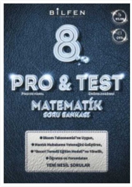Bilfen Pro Test 8. Sınıf Matematik Soru Bankası