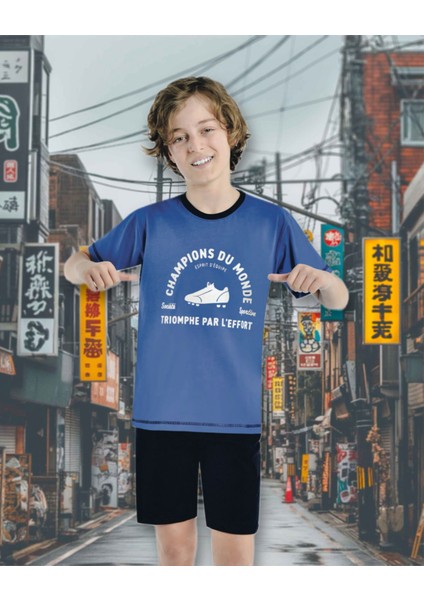 Markası 503 Erkek Çocuk Baskılı Pijama Takımı