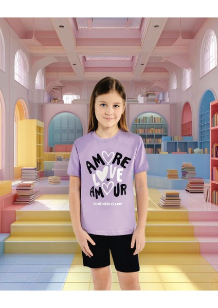 Markası 506 Kiz Çocuk Baskılı Pijama Takımı