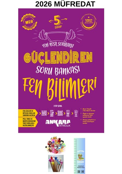 Ankara Güçlendiren 5. Sınıf Fen Bilimleri Soru Bankası (Tırtıl A.+Kalem Başlğı )2026 Maarif Modeli