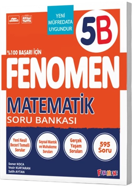 Müfredat Yeni Nesil 5.sınıf B Serisi Matematik Soru Bankası