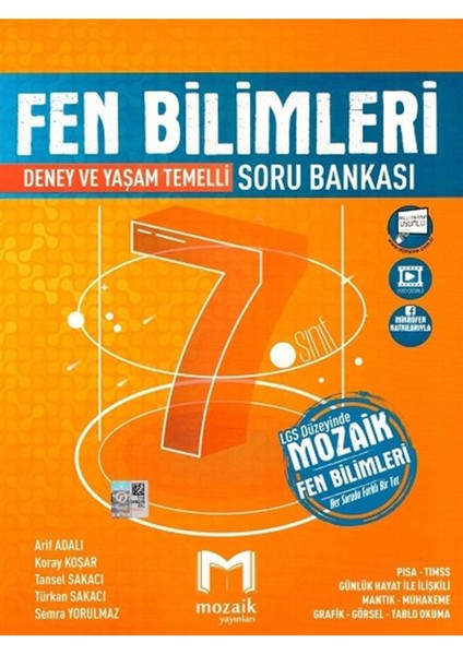 7.sınıf Mozaik Soru Bankası Fen Bilimleri