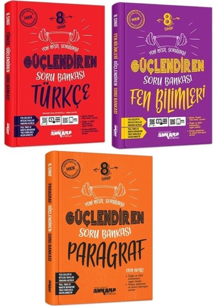Ankara 2025 8. Sınıf Türkçe Paragraf Fen Güçlendiren Soru Seti 3 Kitap