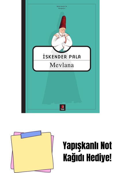 Mevlana + Yapışkanlı Not Kağıdı