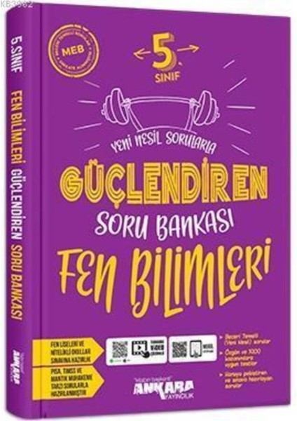 5. Sınıf Fen Bilimleri Güçlendiren Soru Bankası / Kolektif / Ankara Yayıncılık / 9786052662922