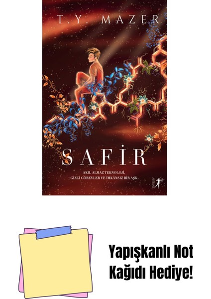 Safir + Yapışkanlı Not Kağıdı