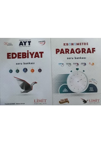 Limit Ayt Edebiyat Soru Bankası - Limit Kronometre Paragraf Soru Bankası ( Efsane Ikili )