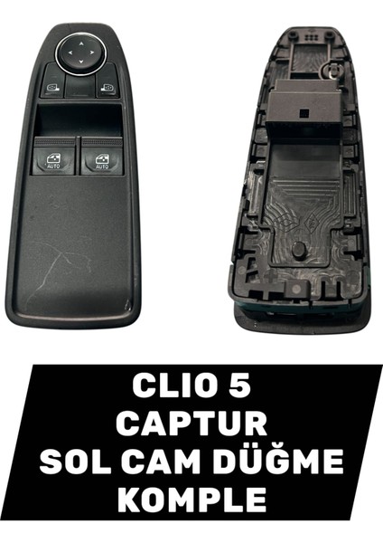 Clıo 5 Sol Cam Açma Düğme Paneli 254107073T
