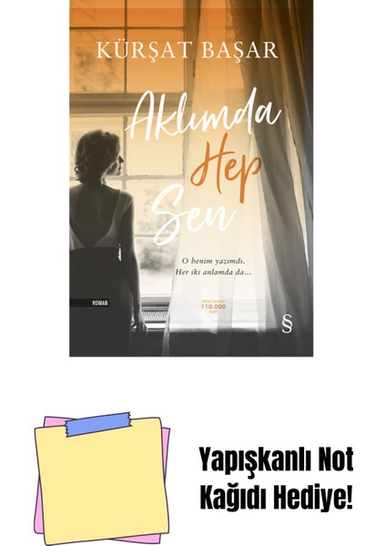 Aklımda Hep Sen + Yapışkanlı Not Kağıdı