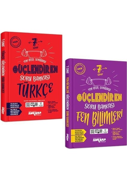 Ankara 2025 7. Sınıf Türkçe Fen Bilimleri Güçlendiren Soru Seti 2 Kitap