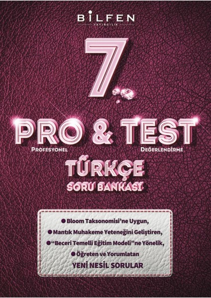 Bilfen 7. Sınıf Türkçe Protest Soru Bankası Bilfen Yayıncılık