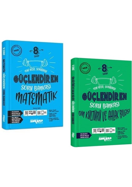Ankara 2025 8. Sınıf Matematik Din Kültürü Güçlendiren Soru Seti 2 Kitap