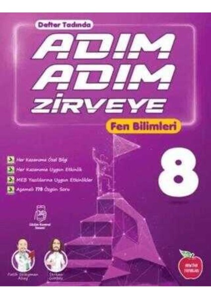 8.sınıf Adım Adım Zirveye Fen Bilimleri Soru Bankası