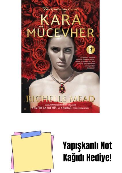 Kara Mücevher + Yapışkanlı Not Kağıdı