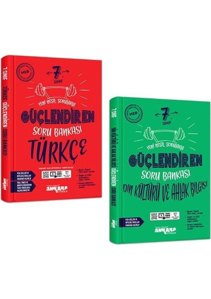 Ankara 2025 7. Sınıf Türkçe Din Kültürü Güçlendiren Soru Seti 2 Kitap