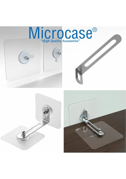 Şeffaf Paslanmaz Çok Amaçlı Ayarlanabilir Dolap Raf Sabitleme Aparatı 2'li Set fırsatları