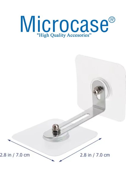 Şeffaf Paslanmaz Çok Amaçlı Ayarlanabilir Dolap Raf Sabitleme Aparatı 2'li Set