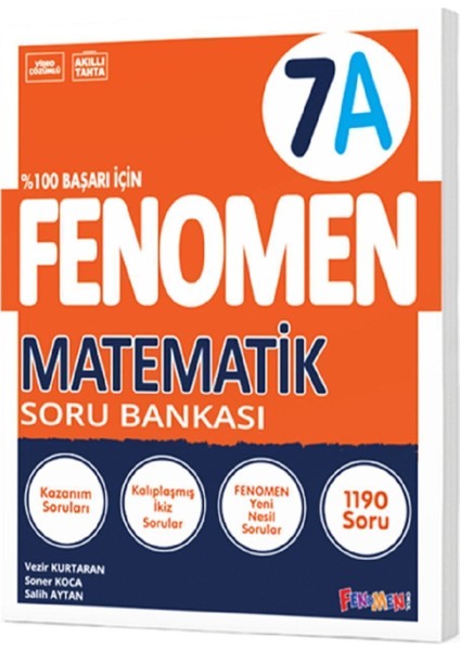 Gama Fenomen 7. Sınıf Yeni Nesil Matematik (A) Soru Bankası
