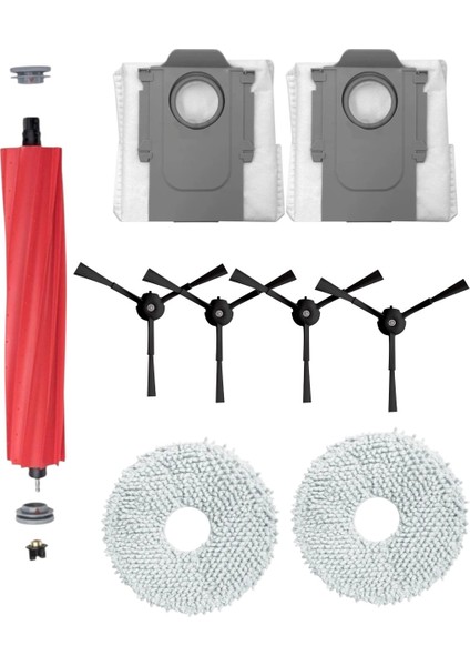 Roborock Qrevo S Robot Süpürge Uyumlu 9'lu Yedek Parça Seti