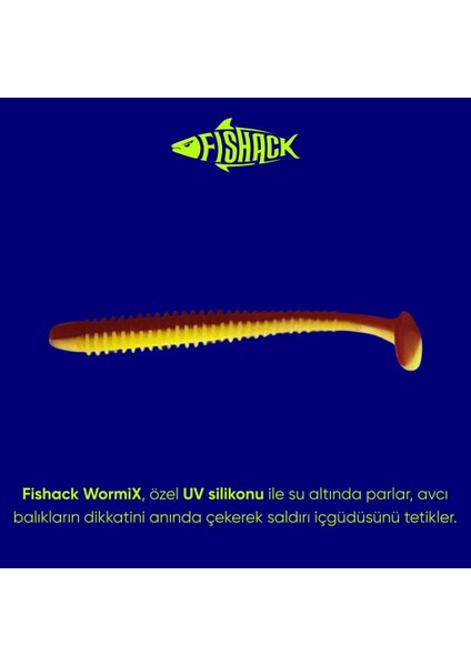 Silikon Kurt Yem - 4,2g 105MM - Turna/levrek Silikonu - 1 Adet - Kırmızı/sarı - Karides Kokulu fiyatları