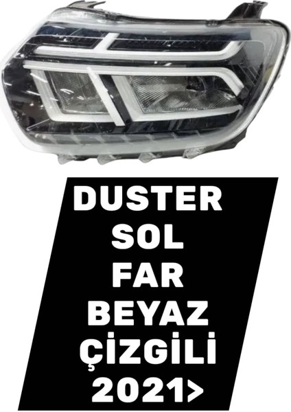 Duster Sol Far 2021> Beyaz Çizgili 260602465R