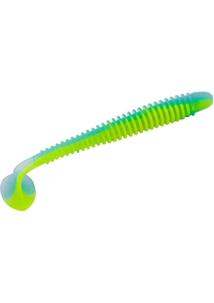Silikon Kurt Yem - 4,2g 105MM - Turna/levrek Silikonu - 1 Adet - Mavi/yeşil - Karides Kokulu modelleri