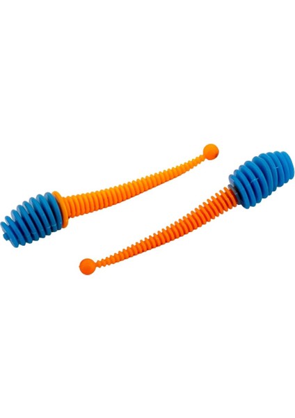 Silikon Kurt Yem - 2,1g 70MM - Fishack Wormix - 1 Adet - Mavi/turuncu - Karides Kokulu modelleri