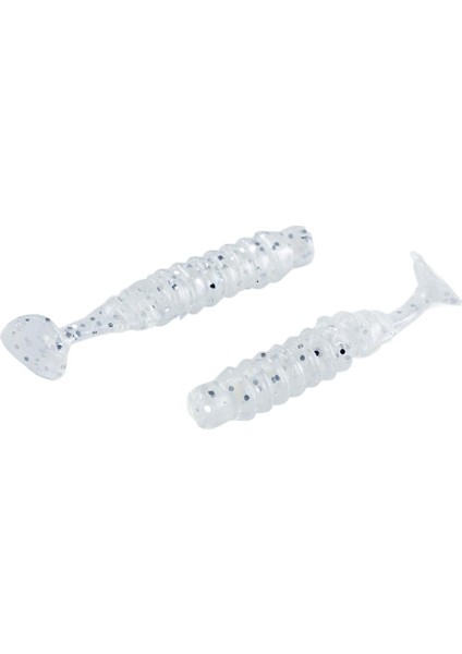 Silikon Kurt Yem - 1,5g 45MM - Fishack Wormix - 10 Adet - Silver modelleri