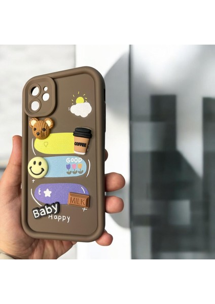 iPhone 11 Uyumlu Kabartma Desenli Şık Kaliteli Silikon Telefon Kılıf fiyatları