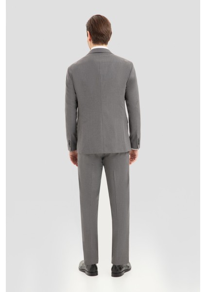 Mono Yaka Takım Elbise Gri modelleri