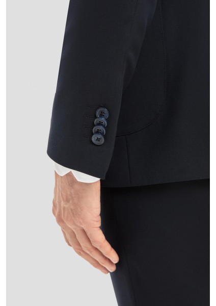 Sivri Yaka Takım Elbise Lacivert indirimleri