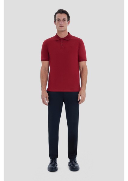 Bordo Polo Yaka T-Shirt fiyatları