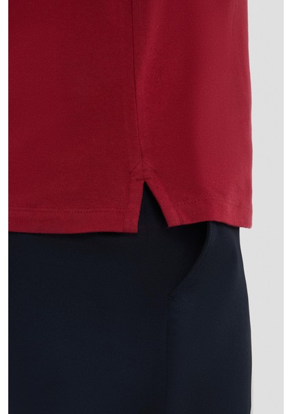 Bordo Polo Yaka T-Shirt fırsatları